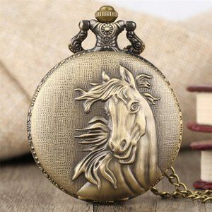 Horse Pocket Watch NEW Gift for Horse Lovers Equine Equestrian